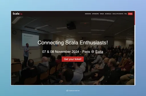 Scala.IO website