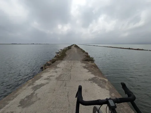 Bike between waterways